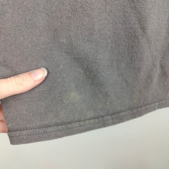 Corgi We're All Doomed Graphic T-Shirt Size Medium Gray Meme Funny Crewneck - Picture 4 of 9